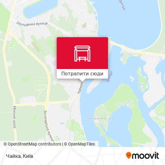Карта Чайка