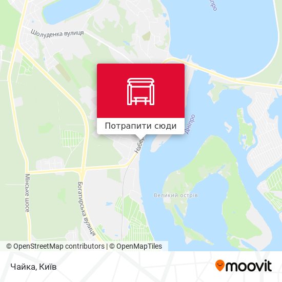 Карта Чайка
