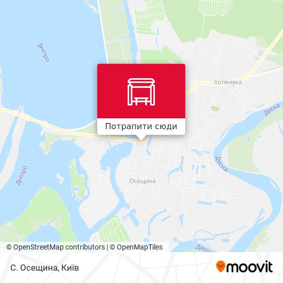 Карта С. Осещина