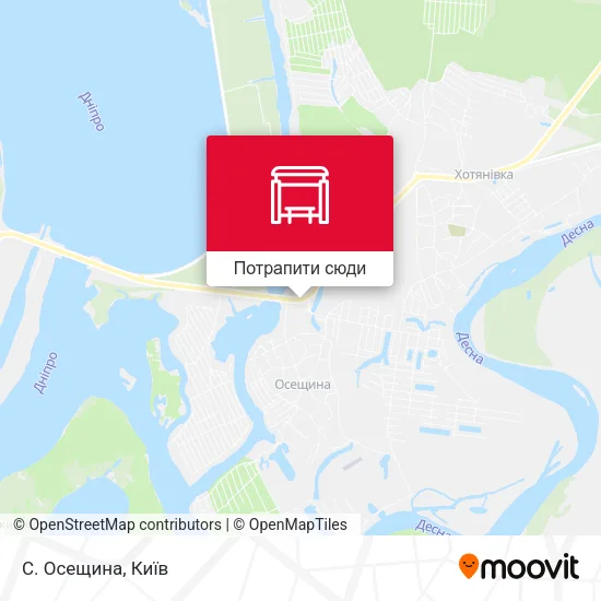 Карта С. Осещина