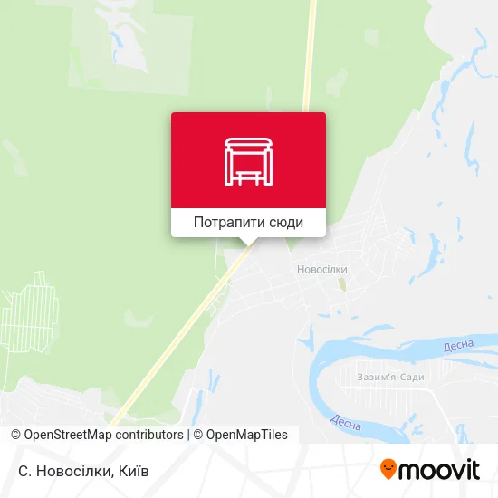 Карта С. Новосілки