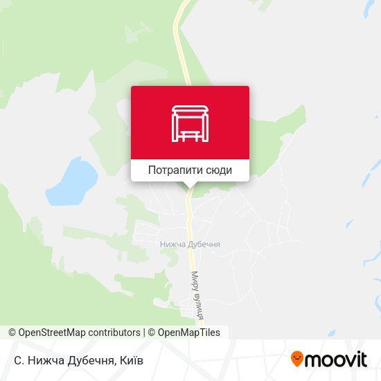 Карта С. Нижча Дубечня