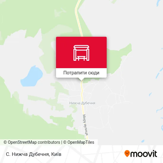 Карта С. Нижча Дубечня