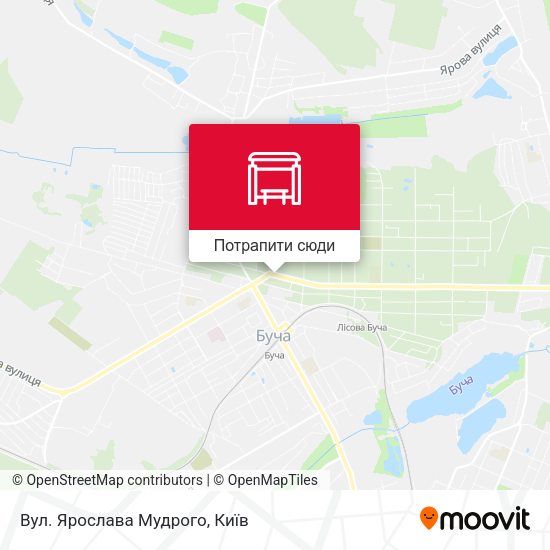 Карта Вул. Ярослава Мудрого