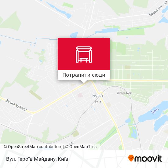 Карта Вул. Героїв Майдану