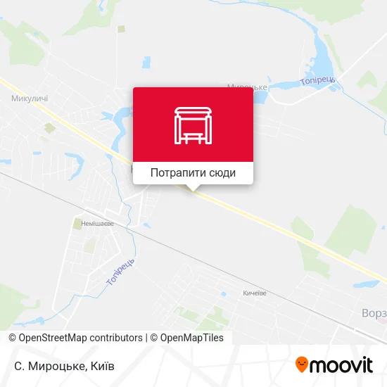 Карта С. Мироцьке