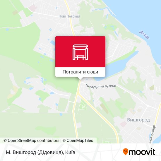 Карта М. Вишгород (Дідовиця)