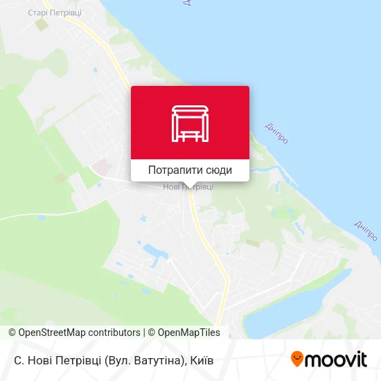 Карта С. Нові Петрівці (Вул. Ватутіна)