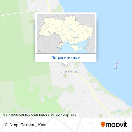 Карта С. Старі Петрівці