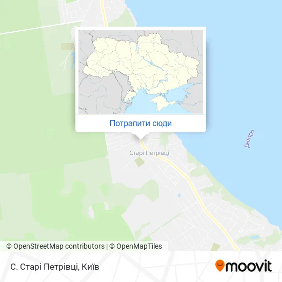 Карта С. Старі Петрівці