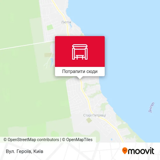 Карта Вул. Героїв