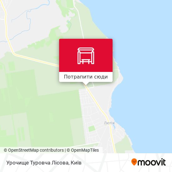 Карта Урочище Туровча Лісова