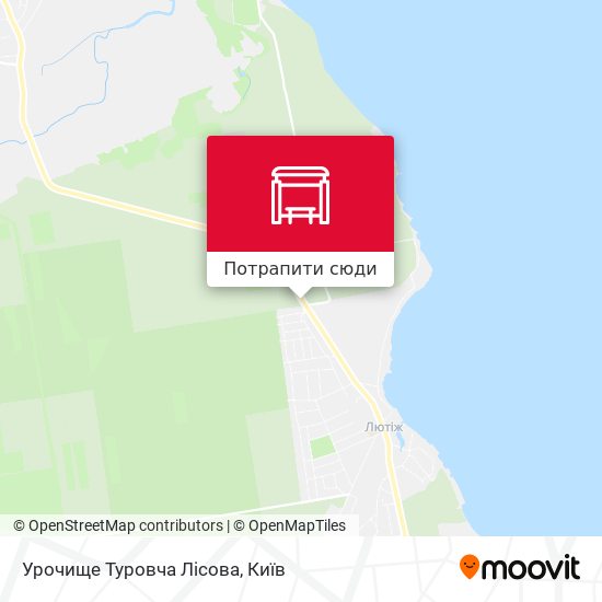Карта Урочище Туровча Лісова