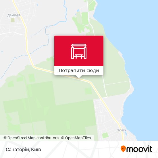 Карта Санаторій