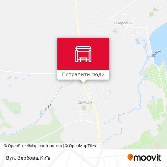 Карта Вул. Вербова