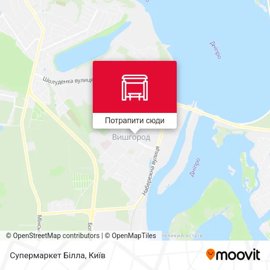 Карта Супермаркет Білла
