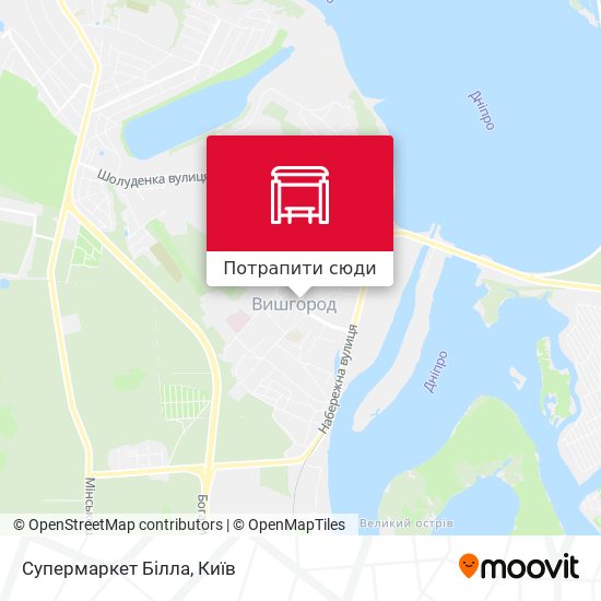 Карта Супермаркет Білла