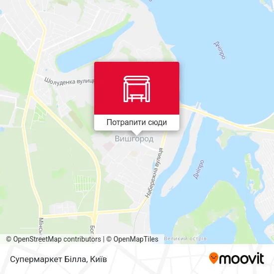 Карта Супермаркет Білла
