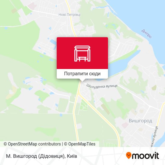 Карта М. Вишгород (Дідовиця)