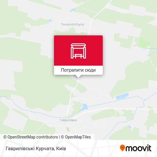 Карта Гаврилівські Курчата