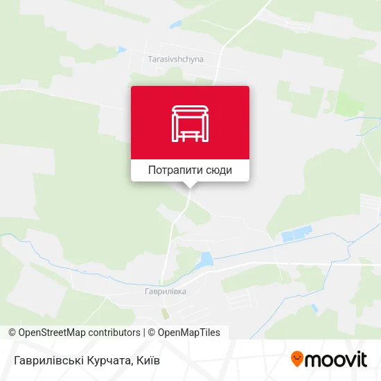 Карта Гаврилівські Курчата