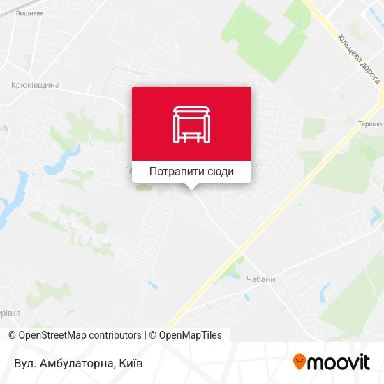 Карта Вул. Амбулаторна