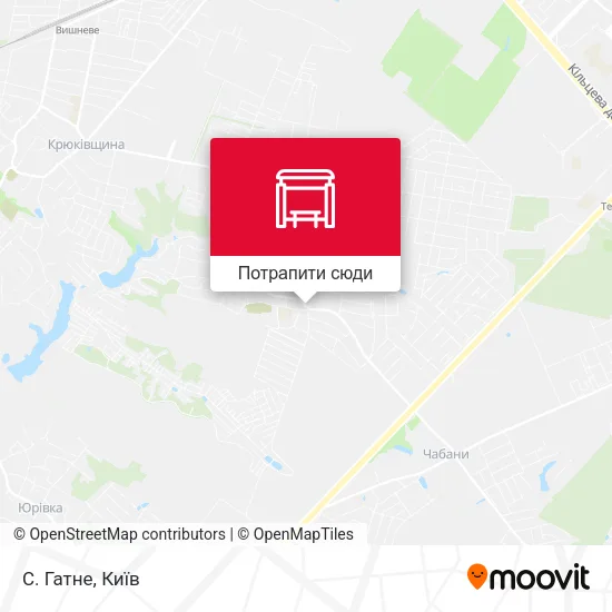 Карта С. Гатне