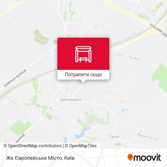Карта Жк Європейське Місто