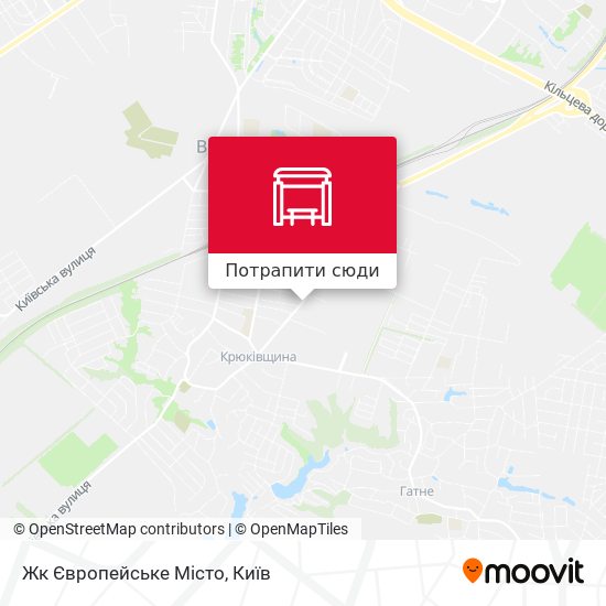 Карта Жк Європейське Місто