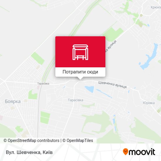 Карта Вул. Шевченка