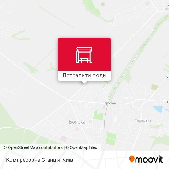 Карта Компресорна Станція