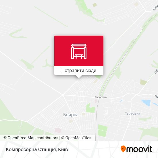 Карта Компресорна Станція