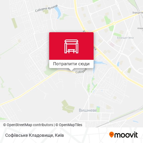 Карта Софіївське Кладовище