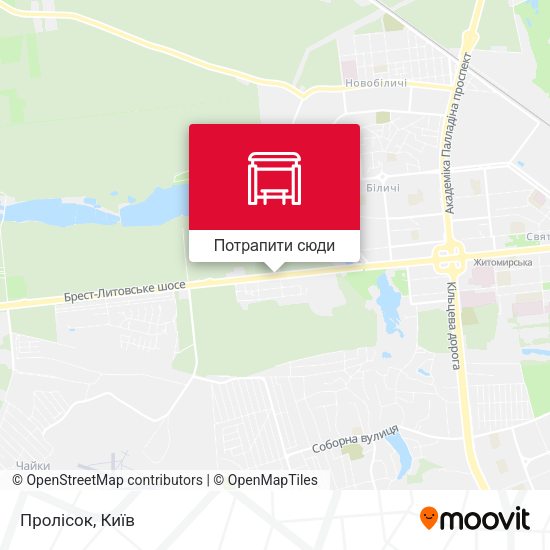 Карта Пролісок