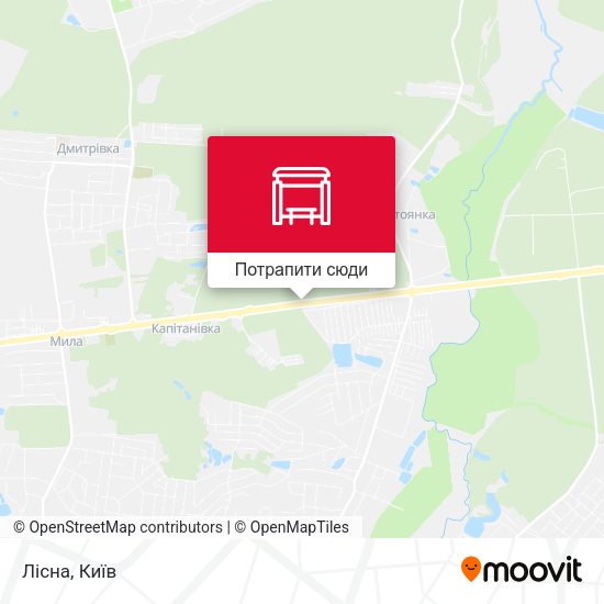 Карта Лісна