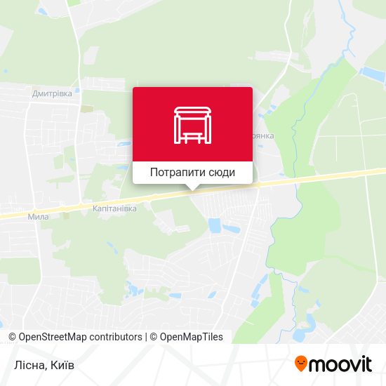 Карта Лісна