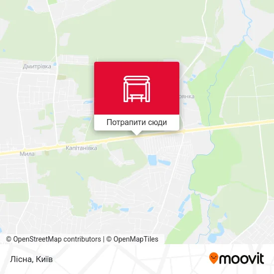 Карта Лісна
