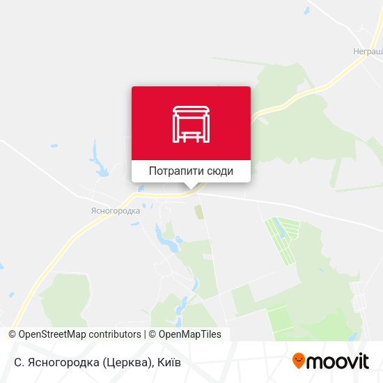 Карта С. Ясногородка (Церква)