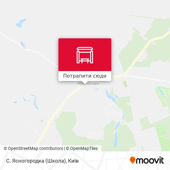 Карта С. Ясногородка (Школа)