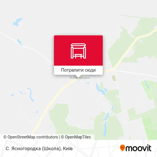 Карта С. Ясногородка (Школа)
