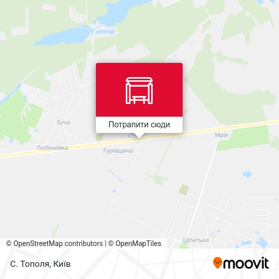 Карта С. Тополя