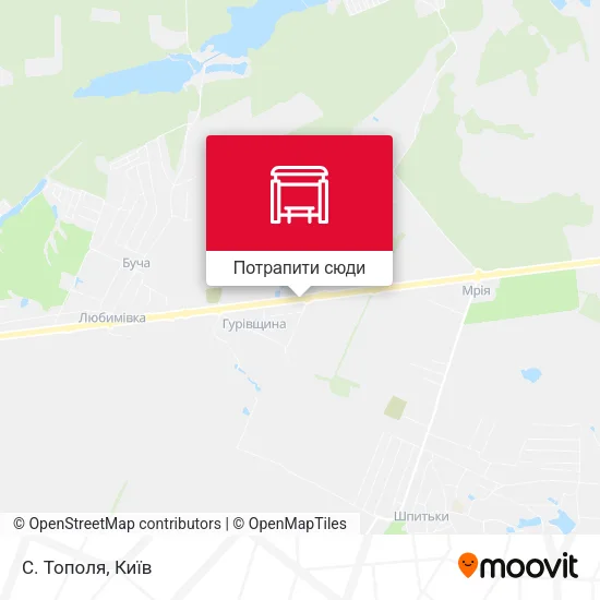 Карта С. Тополя