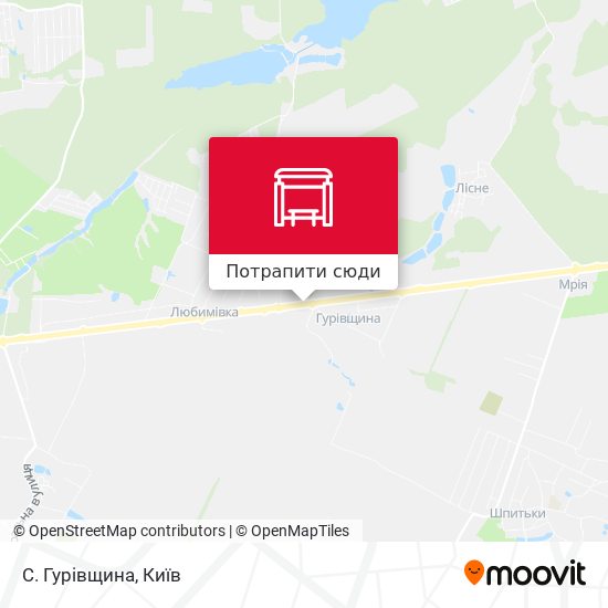 Карта С. Гурівщина