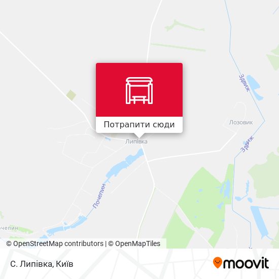 Карта С. Липівка