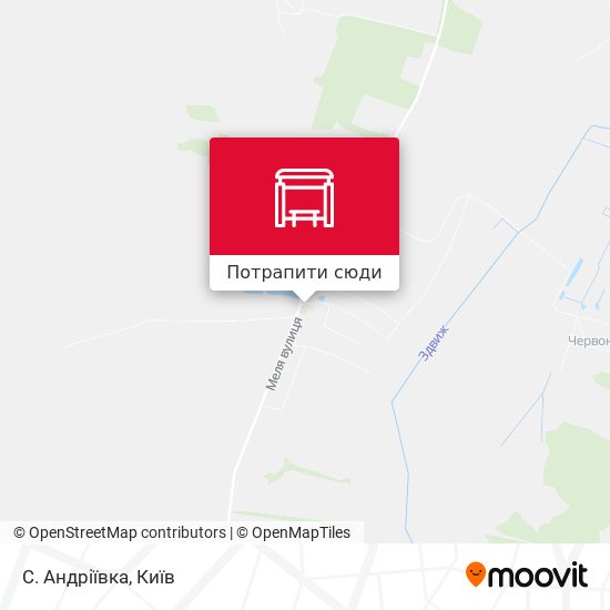 Карта С. Андріївка