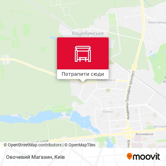Карта Овочевий Магазин
