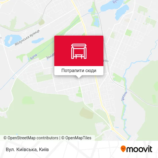 Карта Вул. Київська