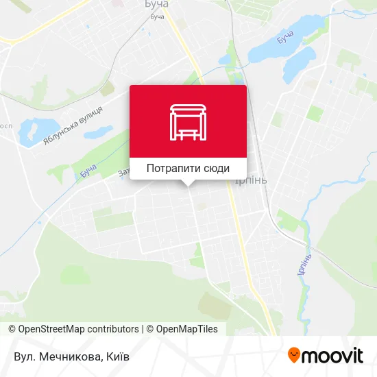 Карта Вул. Мечникова