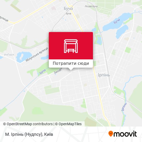 Карта М. Ірпінь (Нудпсу)