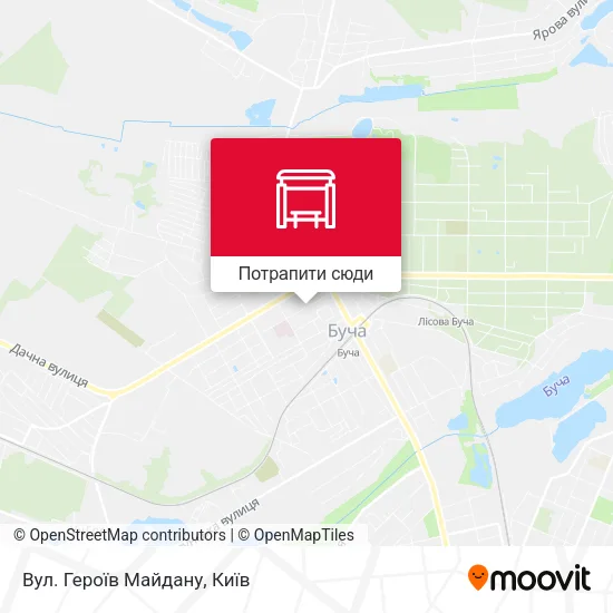 Карта Вул. Героїв Майдану